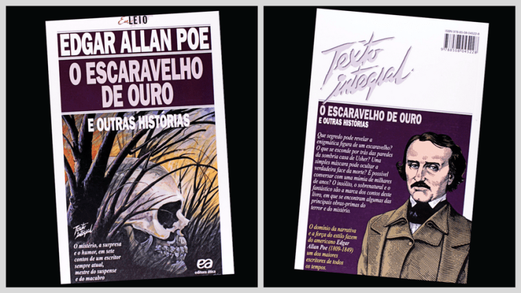 Capa-e-contracapa-O-escaravelho-de-ouro-Editora-Ática.