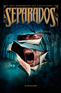 Capa da HQ "Separados", publicada pela DarkSide.