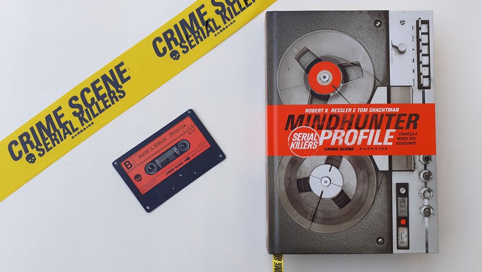 Capa do sorteio do livro Mindhunter Profile: Serial Killers