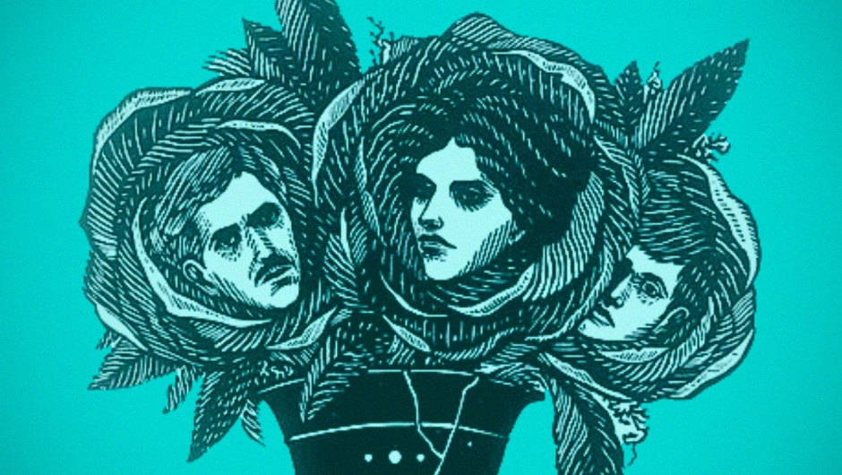 Detalhe da capa do livro Calmaria Forçada.