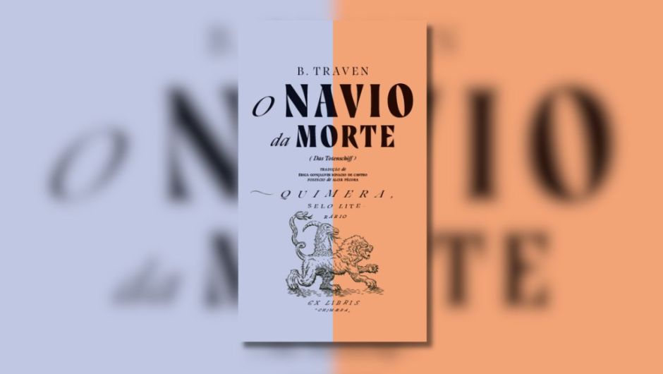 Capa do livro "O Navio da Morte", de B. Traven.